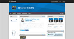 Desktop Screenshot of edmontonunitedfc.teampages.com