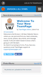 Mobile Screenshot of division1allstars.teampages.com