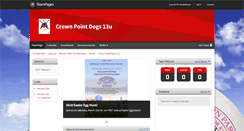 Desktop Screenshot of crownpointdogs13u.teampages.com