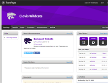 Tablet Screenshot of chswildcatbb.teampages.com