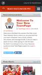 Mobile Screenshot of beachbuccaneerjuniors.teampages.com