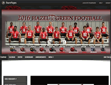 Tablet Screenshot of hazelgreenfootball.teampages.com