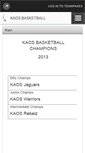 Mobile Screenshot of kaosbasketball.teampages.com