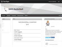 Tablet Screenshot of kaosbasketball.teampages.com
