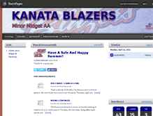 Tablet Screenshot of 96blazersaa.teampages.com