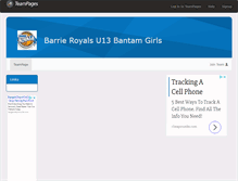 Tablet Screenshot of barrieroyalsbantamgirls.teampages.com