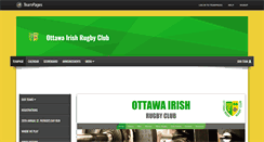 Desktop Screenshot of ottawairishrugby.teampages.com