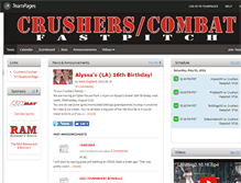 Tablet Screenshot of crusherscombat.teampages.com