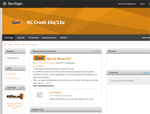 Tablet Screenshot of nccrush10u.teampages.com