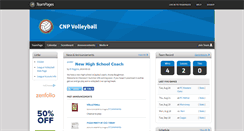 Desktop Screenshot of cnpvolleyball.teampages.com