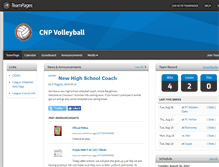 Tablet Screenshot of cnpvolleyball.teampages.com