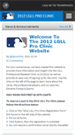 Mobile Screenshot of lgllproclinic.teampages.com