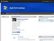 Tablet Screenshot of hydeparkcowboys.teampages.com