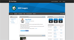 Desktop Screenshot of mibcougars.teampages.com