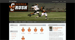 Desktop Screenshot of gacrushfootball.teampages.com