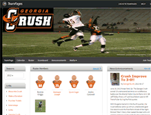 Tablet Screenshot of gacrushfootball.teampages.com