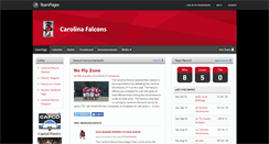 Desktop Screenshot of carolinafalcons.teampages.com