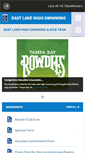 Mobile Screenshot of eastlakeswimming.teampages.com