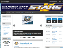 Tablet Screenshot of kiwanismajormidgetstars.teampages.com