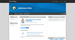 Desktop Screenshot of dallastown-kicks.teampages.com