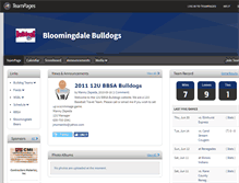 Tablet Screenshot of bbsabulldogs.teampages.com