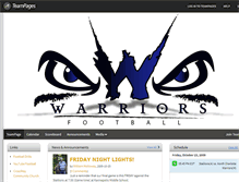 Tablet Screenshot of ncwarriors.teampages.com