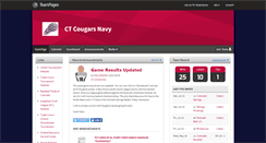 Desktop Screenshot of ctcougarsnavy.teampages.com