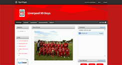 Desktop Screenshot of liverpool99boys.teampages.com