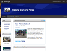 Tablet Screenshot of diamondkingbaseball.teampages.com