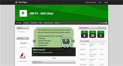 Desktop Screenshot of norwestfc.teampages.com