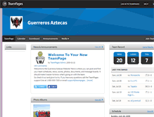Tablet Screenshot of guerrerosfc.teampages.com