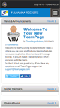 Mobile Screenshot of fluvannarockets.teampages.com