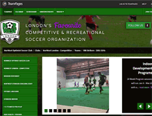 Tablet Screenshot of norwest2001strikers.teampages.com