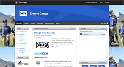 Desktop Screenshot of desertdawgs.teampages.com