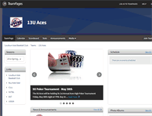 Tablet Screenshot of loudounaces.teampages.com