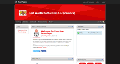 Desktop Screenshot of fwbb18u.teampages.com