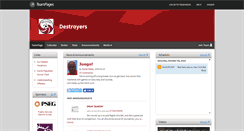 Desktop Screenshot of destroyers.teampages.com