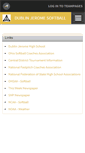 Mobile Screenshot of jeromesoftball.teampages.com