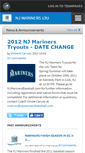 Mobile Screenshot of njmariners12u.teampages.com