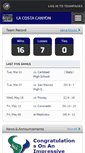 Mobile Screenshot of lccmenslacrosse.teampages.com