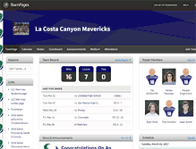 Tablet Screenshot of lccmenslacrosse.teampages.com