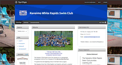 Desktop Screenshot of nanaimowhiterapids.teampages.com