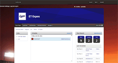 Desktop Screenshot of etexpos.teampages.com
