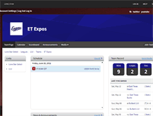 Tablet Screenshot of etexpos.teampages.com
