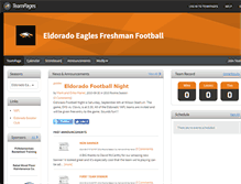 Tablet Screenshot of eldoradofreshman.teampages.com