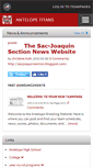 Mobile Screenshot of antelopewrestling.teampages.com
