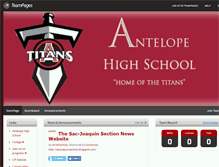 Tablet Screenshot of antelopewrestling.teampages.com