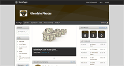 Desktop Screenshot of glendalepirates.teampages.com