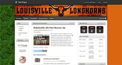 Desktop Screenshot of louisvillelonghornsblack.teampages.com