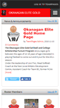 Mobile Screenshot of okanaganelitegold.teampages.com